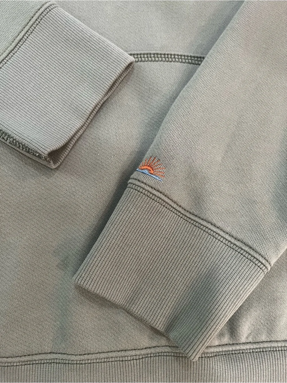 Faherty High Standard Fleece Hoodie Organic Pima Cotton Aspen Green Size‎ Small